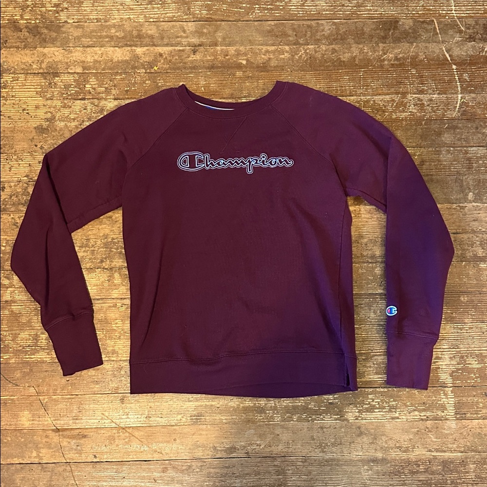 Champion Burgundy Crewneck Sweatshirt